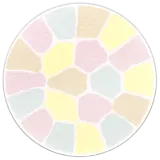 Delicately shimmering and airy